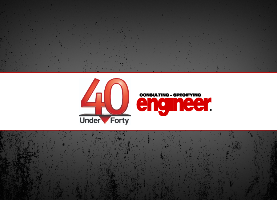 40 under 40 logo -award Consulting Specifying Engineer