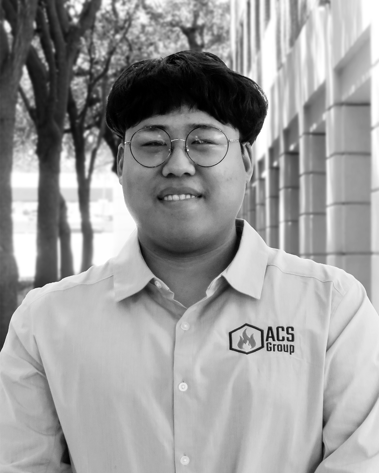 Jun Choi headshot; fire protection with ACS Group, LLC