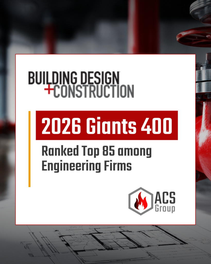 ACS Group named to 2026 Giants 400 Report, ranking top 85 among Engineering firms.